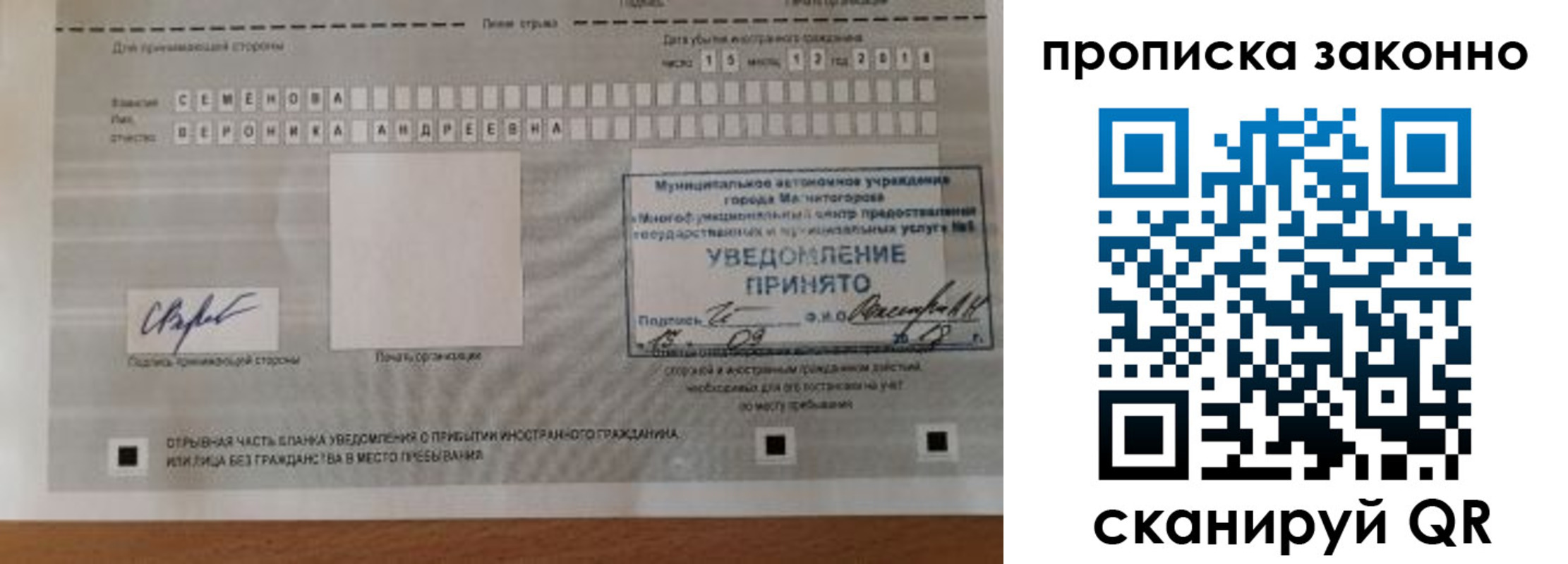 временная регистрация надежно в Сосновоборске